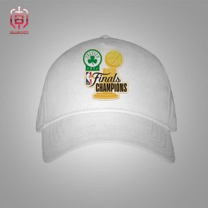 Boston Celtics 2024 NBA Finals Champions 18 Banner Logo And Cup Snapback Classic Hat Cap