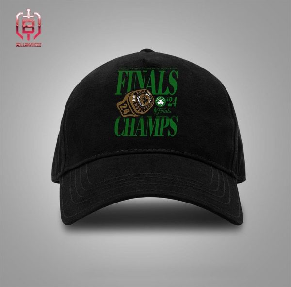Boston Celtics 2024 NBA Finals Champions Ball Screen Ring Snapback Classic Hat Cap