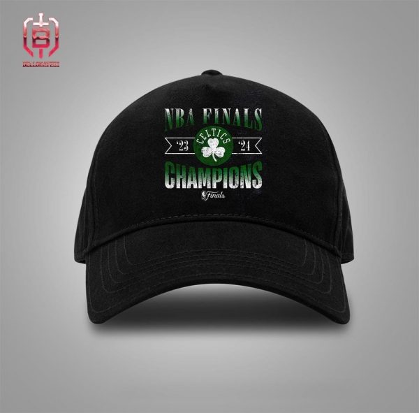 Boston Celtics 2024 NBA Finals Champions Full Court Pressure Retro Snapback Classic Hat Cap