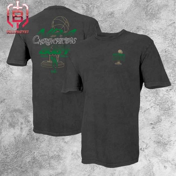 Boston Celtics Stadium Essentials 2024 NBA Finals Champions Fadeaway Retro Two Sides Unisex T-Shirt