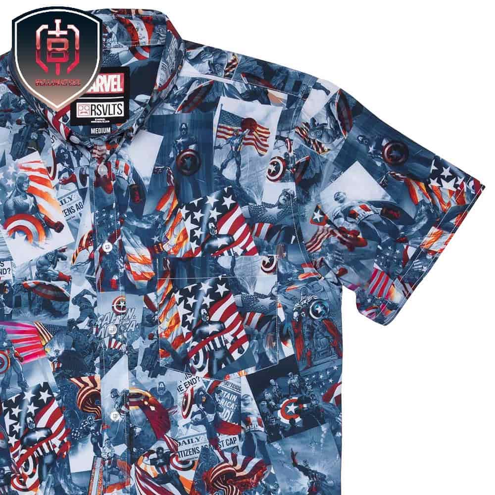 Captain America Sentinel Of Liberty RSVLTS For Men And Women Hawaiian Shirt
