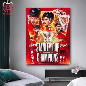 Celebration The Florida Panthers Are The 2023-24 NHL Stanley Cup Champions Home Decor Poster Canvas