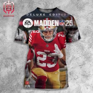 Christian McCaffrey Sanfrancisco 49ers RB Is EA Madden NFL 2025 Cover Athlete All Over Print Shirt