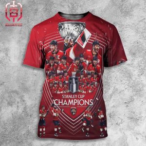 Congrats To Florida Panthers Are 2024 NHL Stanley Cup Champions All Over Print Shirt