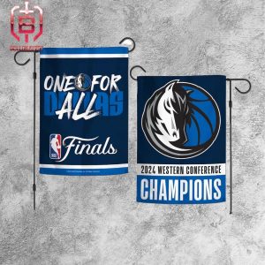 Dallas Mavericks WinCraft 2024 Western Conference Champions Garden House Two Sides Flag