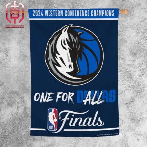 Dallas Mavericks WinCraft 2024 Western Conference Champions NBA Finals 2024 Garden House Two Sides Flag