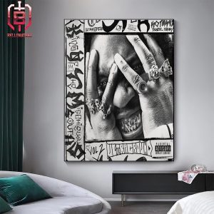 Denzel Curry New Project King Of The Mischievious South Vol 2 On July 19th 2024 Home Decor Poster Canvas