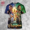 Congratulations Boston Celtics Is The 2024 NBA Wold Champions All Over Print Shirt