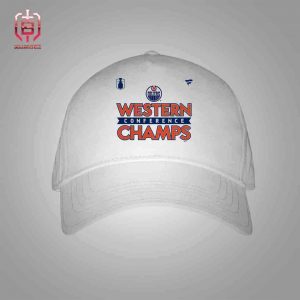 Edmonton Oilers 2024 Western Conference Champions Locker Room Snapback Classic Hat Cap
