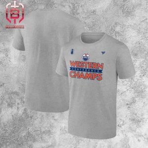 Edmonton Oilers 2024 Western Conference Champions Locker Room Unisex T-Shirt