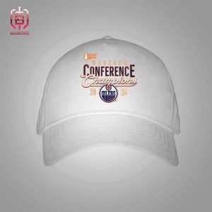 Edmonton Oilers NHL Stanley Cup 2024 Western Conference Champions Snapback Classic Hat Cap