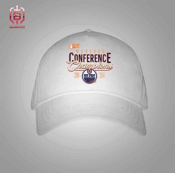 Edmonton Oilers NHL Stanley Cup 2024 Western Conference Champions Snapback Classic Hat Cap