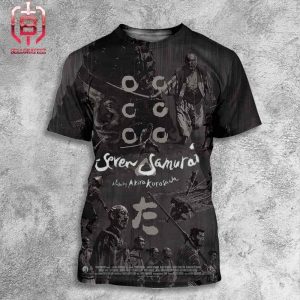 First Poster For The 4k Restoration Of Seven Samurai In Select Theaters Starting From July 5 All Over Print Shirt