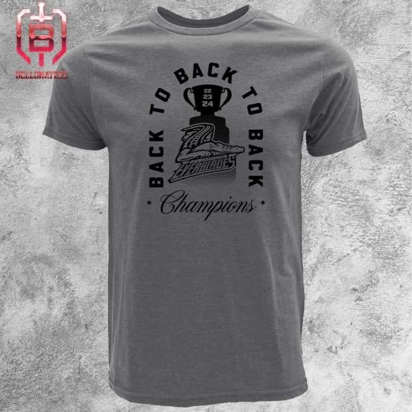 Florida Everblades 2024 Blades Arch Champion Shirt Back To Back Kelly Cup Champions Unisex T-Shirt