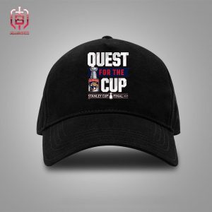Florida Panthers Red 2024 Stanley Cup Final Quest Snapback Classic Hat Cap