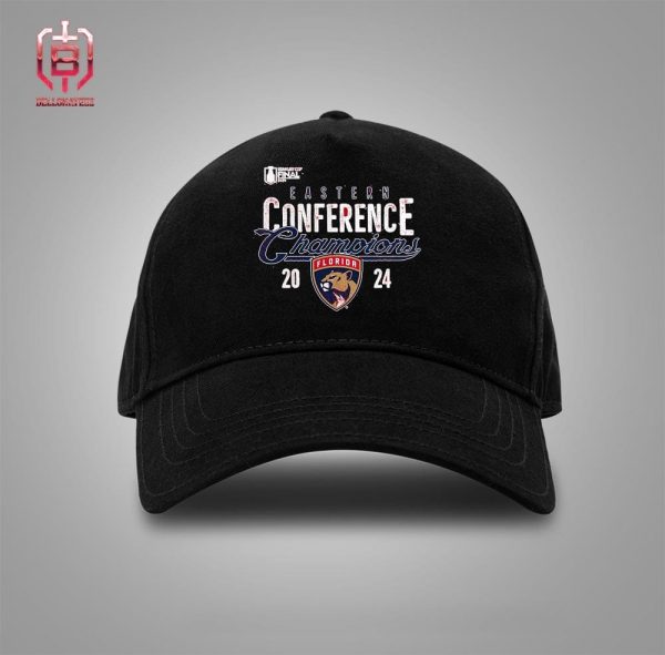 Florida Panthers Red 2024 Eastern Conference Champions Snapback Classic Hat Cap