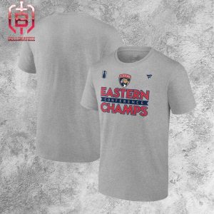 Florida Panthers Steel 2024 Eastern Conference Champions Locker Room Unisex T-Shirt