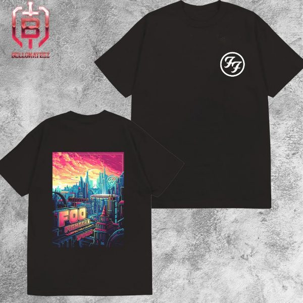 Foo Fighters Event Poster For Show At Hampden Park Glasgow UK On June 17th 2024 Two Sides Unisex T-Shirt
