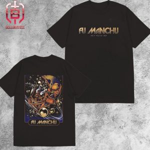 Fu Manchu Artwork Limited Poster Live At Hellfest 2024 Two Sides Unisex T-Shirt