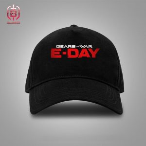 Gears Of War E-Day Has Been Revealed Logo Title Snapback Classic Hat Cap