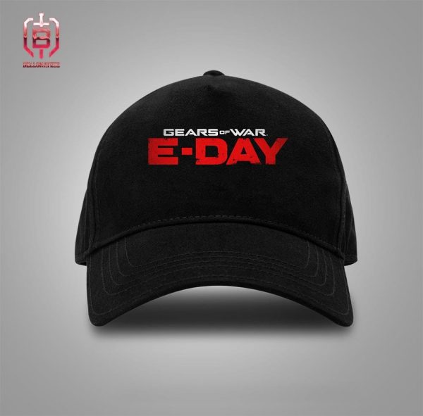 Gears Of War E-Day Has Been Revealed Logo Title Snapback Classic Hat Cap