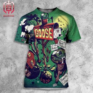 Goose The Band Event Poster For Show At The Midland Theater In Kansas City MO On June 11 2024 All Over Print Shirt