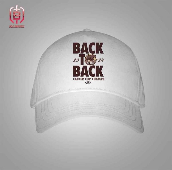 Hershey Bears 2024 Calder Cup Champions Back to Back Merchandise Limited Snapback Classic Hat Cap