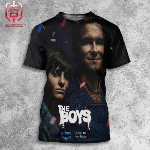 Homelander With Ryan A Father And Son Poster For The Boys Season 4 Release On June 13rd On Prime All Over Print Shirt
