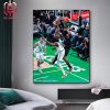 Jaylen Brown Posterize Dunk On Daniel Gafford Celtics Blow Out Mavericks In Game 1 NBA Finals 2024 Home Decor Poster Canvas