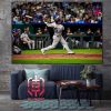 Anthony Volpe Epic Moment When Steal The Base In Yankees Versus Royals Match MLB 2024 Home Decor Poster Canvas