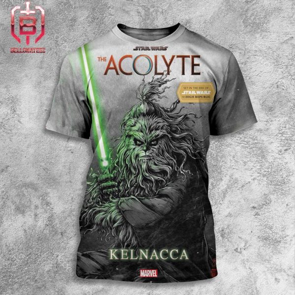 Kelnacca The Wookiee Jedi From The Star Wars Acolyte Will Get A One-Shot Comic Written By Cavan Scott Releasing On September 4 All Over Print Shirt