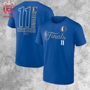 Kyrie Irving Dallas Mavericks 2024 NBA Finals Inbound Pass Name And Number Two Sides Unisex T-Shirt