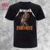 Metallica Collab With Fortnite Rust Merchandise Limited Unisex T-Shirt