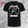 Metallica Collab With Fortnite Fury Merchandise Limited Unisex T-Shirt