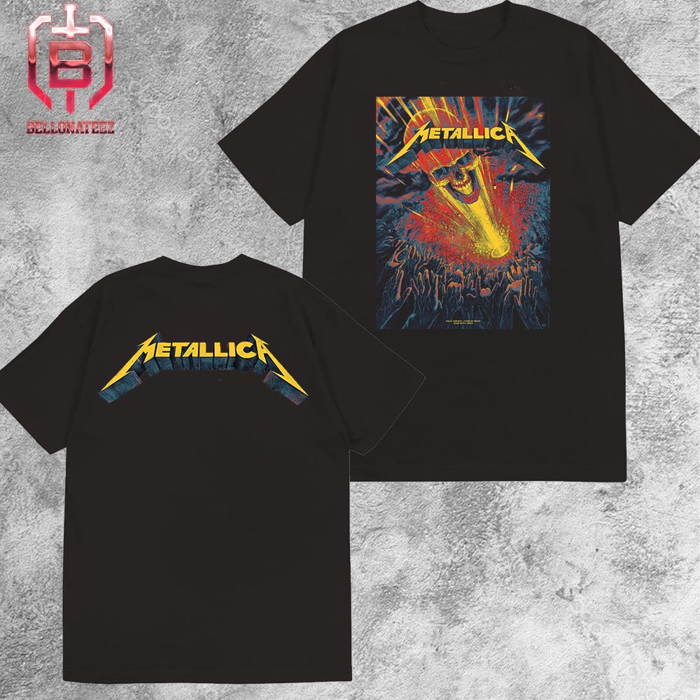 Metallica M72 World Tour Oslo Event Poster From June 26th Show At Tons Of Rock Oslo Norway 2024 Two Sides Unisex T-Shirt