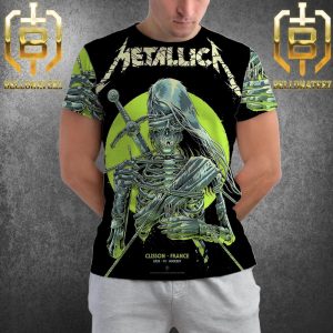 Metallica World Tour M72 Hellfest Open Air Festival Clisson France June 29th 2024 All Over Print Shirt