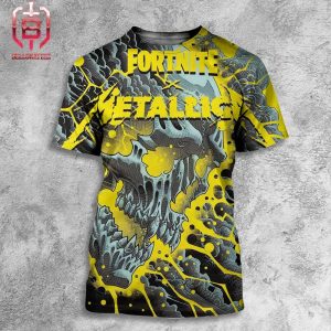 Metallica x Fortnite XBox Series x Console Cover Fan Gift Merchandise Limited All Over Print Shirt
