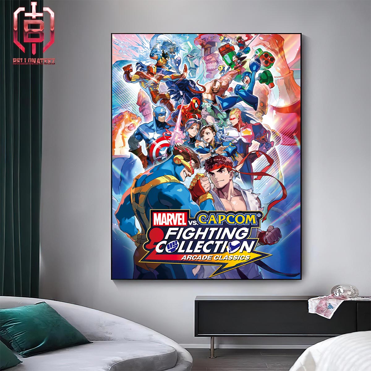 New Collab Game Marvel Versus Capcom Fighting Collection Arcade Classics Home Decor Poster Canvas
