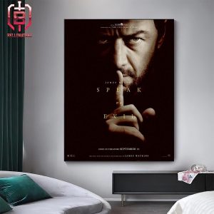 New Poster For James McAvoy’s Speak No Evil Releasing In Theaters On September 13 Home Decor Poster Canvas