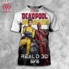New Dolby Cinema Poster Of Marvel Studio Film Deadpool And Wolverines Only In Theaters July 26th 2024 All Over Print Shirt