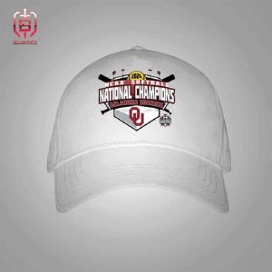 Oklahoma Sooners 2024 NCAA Softball Women’s College World Series Champions Schedule Snapback Classic Hat Cap