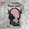 Pearl Jam Event Merch Art Poster By Ames Bros At Tottenham Hotspur Stadium London UK On June 29th 2024 All Over Print Shirt