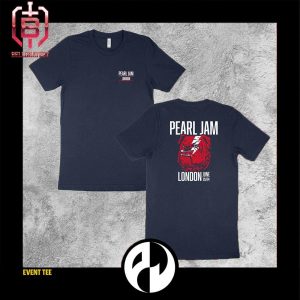 Pearl Jam Merch Event Tee At Tottenham Hotspur Stadium London UK On June 29th 2024 Two Sides Unisex T-Shirt