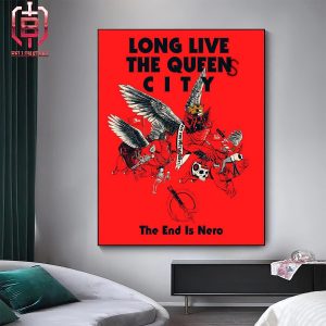 Queen Of The Stone Ages Poster Long Live The Queen City The End Is Nero Home Decor Poster Canvas