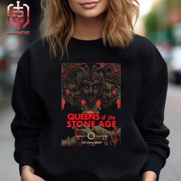 Queen Of The Stone Ages The End Is Nero At Coliesum Da Coruna In A Coruna ES On June 18th 2024 Unisex T-Shirt