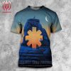 Red Hot Chili Peppers Limited Merch Poster Foil Color Edition At Utah Credit Union Amphitheatre In Salt Lake City On June 5th 2024 All Over Print Shirt