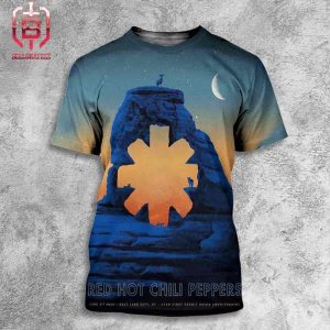 Red Hot Chili Peppers Limited Merch Poster At Utah Credit Union Amphitheatre In Salt Lake City On June 5th 2024 All Over Print Shirt