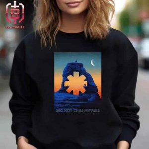Red Hot Chili Peppers Limited Merch Poster At Utah Credit Union Amphitheatre In Salt Lake City On June 5th 2024 Unisex T-Shirt