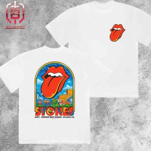 Rolling Stones Event Tee For Mercedes Benz Stadium On Atlanta GA On June 7th 2024 Two Sides Unisex T-Shirt