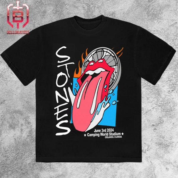 Rolling Stones Show At Camping World Stadium In Orlando Florida On June 3rd 2024 Unisex T-Shirt